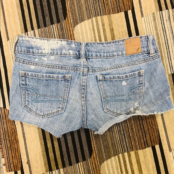 Super Short Denim Jean Shorts - Picture 3 of 3